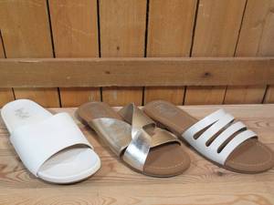 lot 29 image: 3 Pairs of Womens Corkys Sandals, Size 10