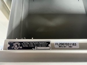 lot 5 image: 4 Drawer Fireproof File Cabinet