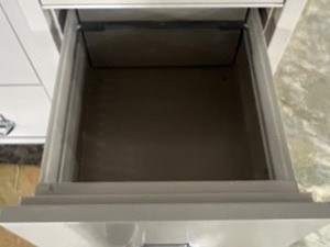 lot 9 image: 3 Drawer FireKing Fireproof Cabinet