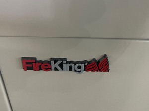 lot 12 image: 3 Drawer FireKing Fireproof Cabinet