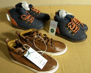 lot 55 image: Brand New with Tags Retail Ready Lot of 3 Boys ShoesBoots (Size 13, 12 & 9)