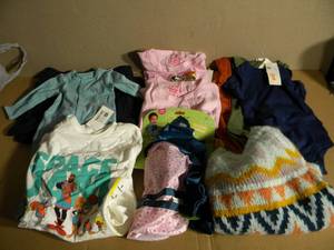 lot 124 image: Brand New with Tags Retail Ready Miscellaneous Lot of Kids and Baby Clothes (Cat & Jack Snap and Go )