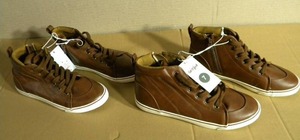 lot 136 image: Brand New with Tags Lot of 2 Cat & Jack Youth Boys Brown Walking Boots Size 5  Size 7