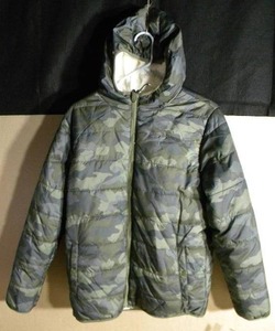 lot 182 image: New - Cat & Jack Boys Puffer Jacket w Hoodie - Camo - Size XL16