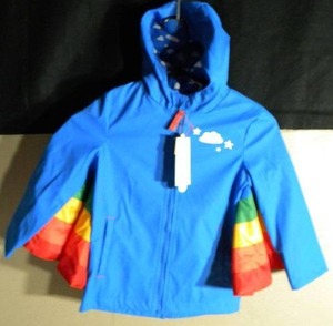 lot 173 image: New w Tags - Childs Cat & Jack Raincoat w Hoodie - Size 4T