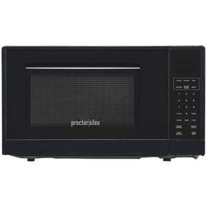 lot 51 image: Proctor Silex 0.7 Cu. Ft. 700-Watt Countertop Microwave Oven - Black