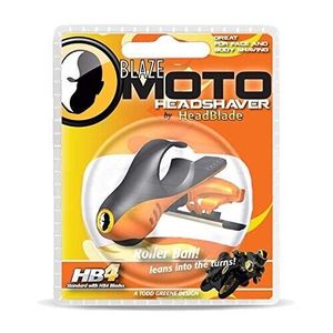 lot 29 image: Brand New Lot of 4 Blaze Moto Head Shaver Head Blade HB4 Roller Ball for Face and Body Shaving