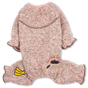 lot 32 image: New - Touchdog  Bark-Zz Full Body Ultra-Soft Dog Pajamas Jumpsuit & Pet Life Denta-Twist TPR Durable Dental Chew Toy
