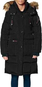 lot 200 image: New - CANADA WEATHER GEAR Puffer Coat for Women- Long Faux Fur Insulated Winter Jacket (2X)