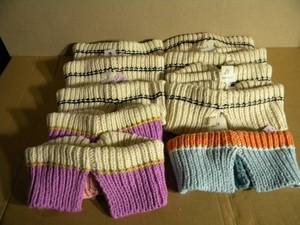 lot 150 image: Lot of 10 - KnittedWoven Neck Gaiters -3 Styles - (new w tags)