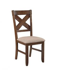 lot 156 image: New - Linon Kraven 2 Piece Dining Side Chair Set