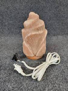 lot 1129 image: Himalayan Salt Lamp - Carved Rose