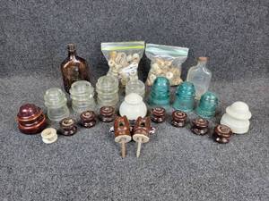 lot 1209 image: Glass and Ceramic Insulators and More - NO SHIPPING