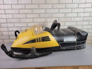 lot 1079 image: Michelob Golden Draft Inflatable Snowmobile - Approx. 36 Long