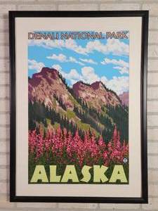 lot 1098 image: DENALI National Park Alaska - Framed Lantern Press Print