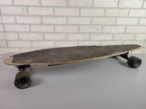 lot 1105 image: Vintage Longboard Skateboard w 75mm BIGFOOT Invaders
