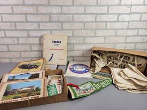 lot 1178 image: Vintage Postcards, Calendars, Pennant, Nail Pouches and More