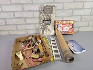 lot 1260 image: Fish-Mate Tool Kit, Bells, Advertising and More