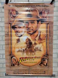 lot 1285 image: Original Single Sided Movie Poster  (27 x 40) - Indiana Jones and the Last Crusade