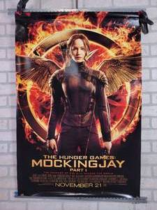 lot 1292 image: Original Double Sided Movie Poster  (27 x 40) - The Hunger Games Mockingjay Part 1