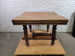 lot 1303 image: Antique Dining Room Table - NO SHIPPING