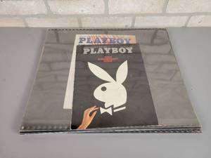lot 1309 image: (18) 1970s Playboy 2-Page Vargas Pinup Girl Prints w Associated Magazine Cover
