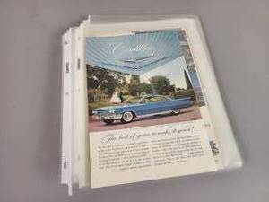 lot 1310 image: (100) Vintage Car  Truck Ads - From the 1940s to the early 1980s