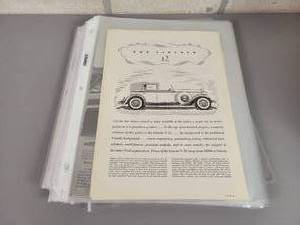 lot 1357 image: (100) Vintage Car  Truck Ads - From the 1910s to the early 1980s