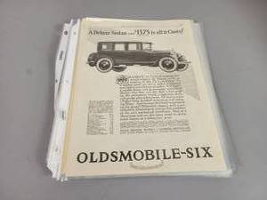 lot 1358 image: (45) Vintage Car  Truck Ads - From the 1920s to the early 1980s