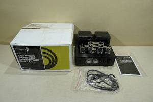 lot 1 image: Dayton Audio 100W Hybrid Stereo Tube Amplifier with Bluetooth - HTA100BT