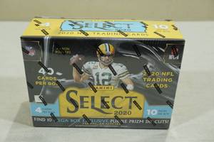 lot 12 image: 2020 Panini Select Mega Box of Football Card Packs