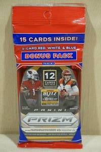 lot 21 image: 2020 Panini Prizm Hanger Pack of Football Cards