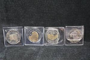 lot 53 image: Double Eagle Commemorative Coins - Patriotic