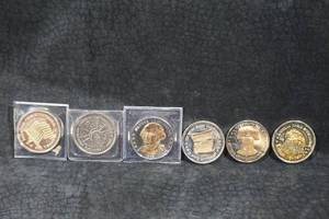 lot 54 image: Double Eagle Commemorative Coins - Bicentennial, Washington, Liberty Bell