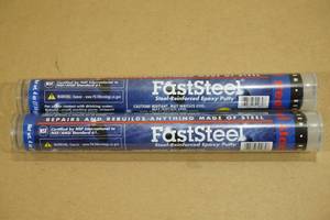 lot 124 image: 2 FastSteel - Steel Reinforced Epoxy Putty
