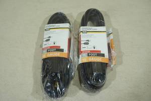 lot 140 image: 2 Household Extension Cords 15, 16 Gauge