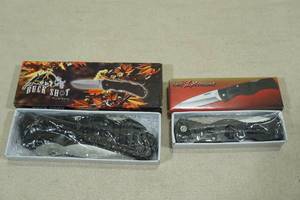 lot 148 image: Buck Shot and Tac Xtreme Folding Knives