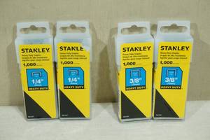 lot 179 image: Assorted Stanley Heavy Duty Staples -14 & 38