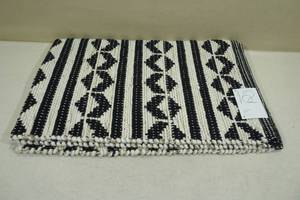 lot 180 image: New Project 62 Accent Rug -BlackOff White