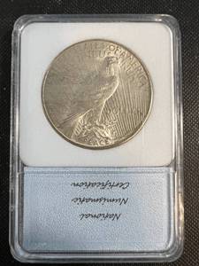 1923-S US PEACE SILVER DOLLAR MS63 NNC