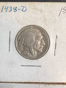 GROUP OF 6 US BUFFALO NICKELS 1938-D 37 37D 37S 30 30S