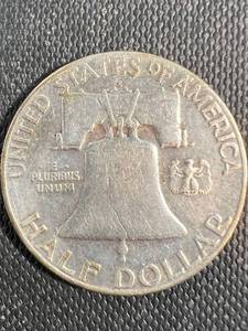 1952-S US FRANKLIN HALF DOLLAR