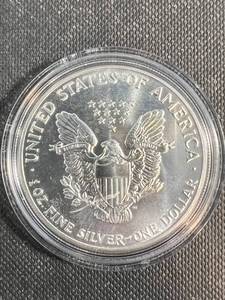 1987 AMERICAN SILVER EAGLE IN AIRTITE