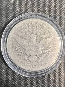 1910 US BARBER HALF DOLLAR IN AIRTITE