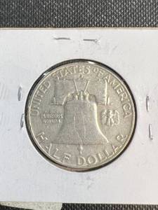 1958 FRANKLIN HALF DOLLAR