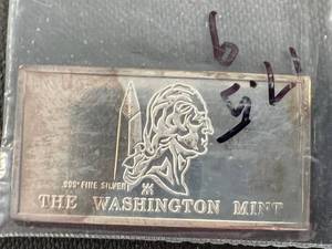 17.5 grams .999 FINE SILVER 1946-1971 WASHINGTON MINT BAR