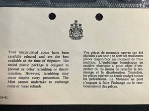 1969 CANADA 5 COIN PROOF SET IN ORIGINAL PACKAGING