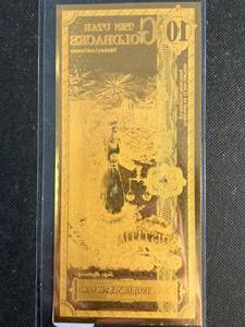 10 UTAH GOLDBACKS 1100th TROY OZ 24K GOLD