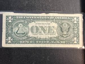 1988-A US $1 2 DIGIT SERIAL NUMBER NOTE SERIAL 11222112