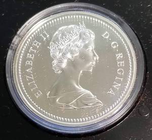 1975 CANADA PROOF SILVER DOLLAR ORIGINAL PACKAGING